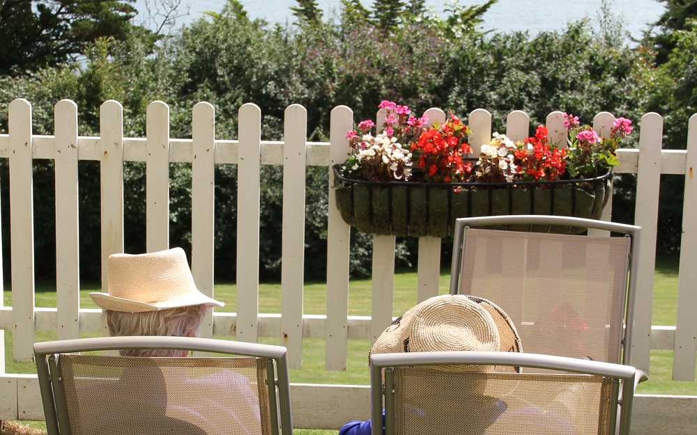 The Check House Care Home gardens