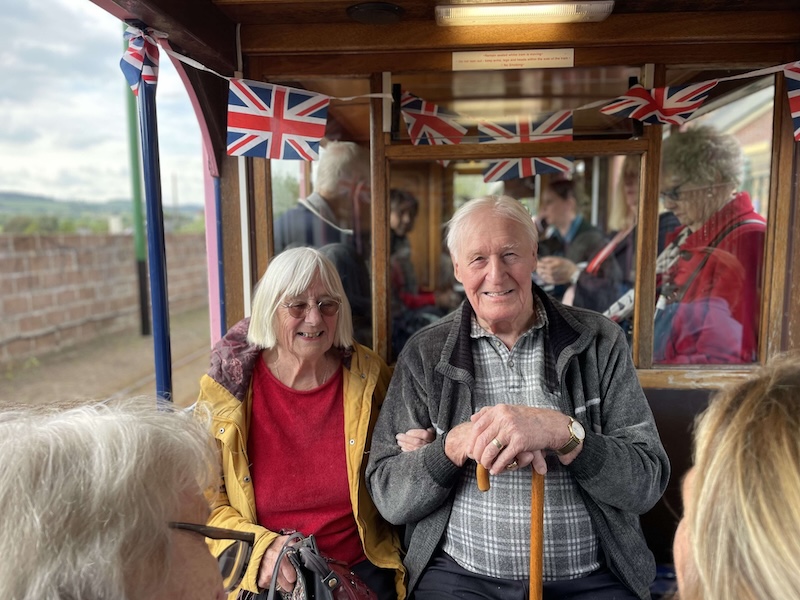 residents together on an outing into the local community