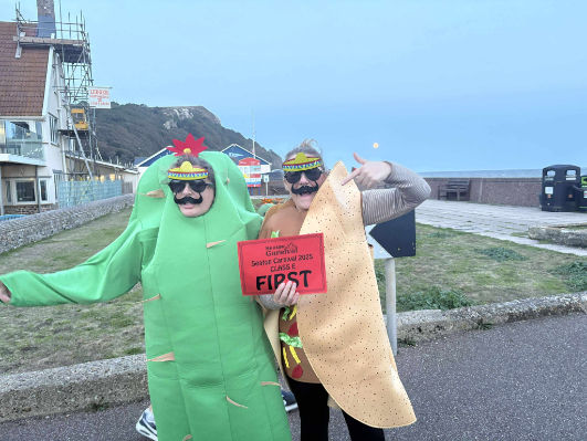Some of the care team dressed up for the Seaton Carnival